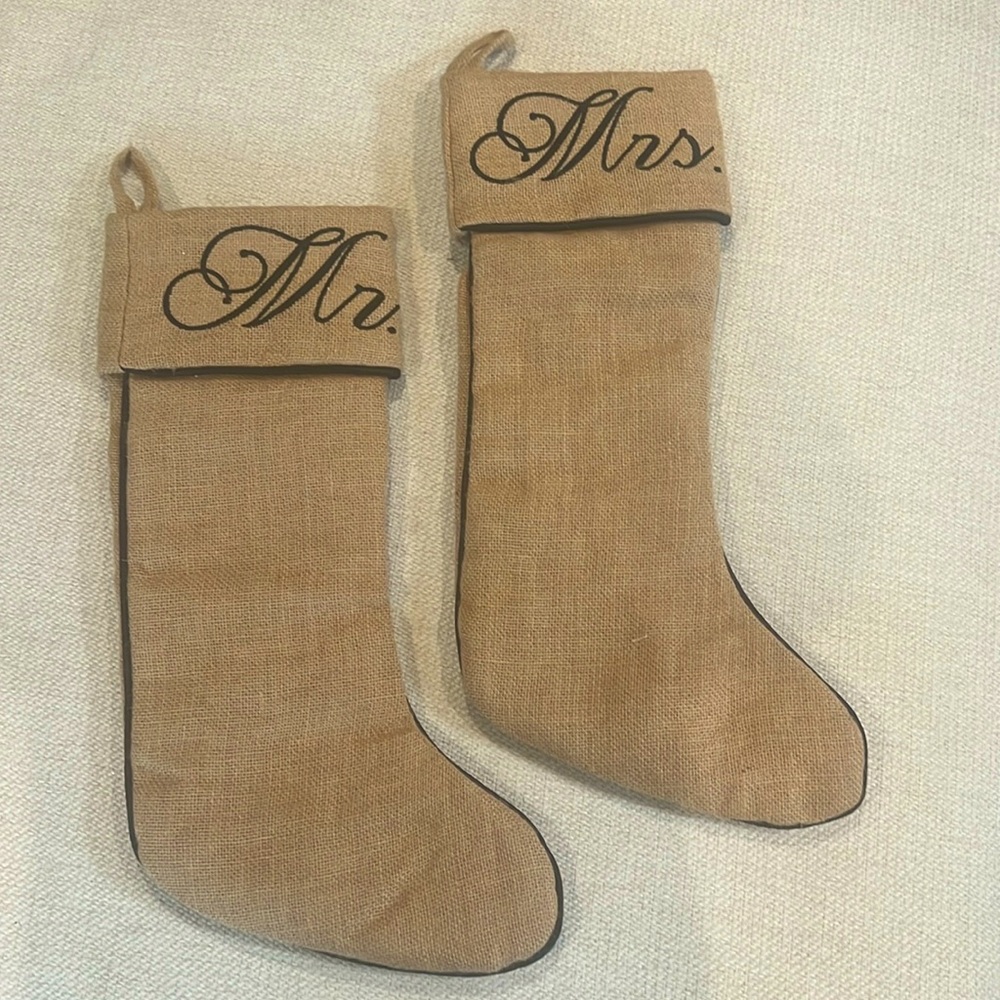 Mr. and Mrs. stockings